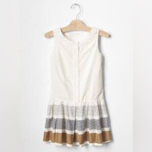 Gap Mix-Border Drop-Waist Dress